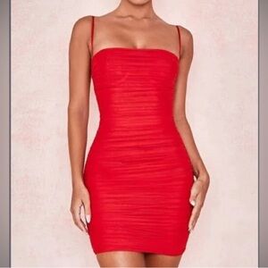 House of CB Red Mini Dress